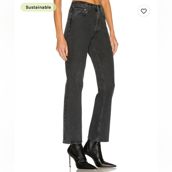 Agolde Mid Rise Relaxed Boot - Picture 2 of 7